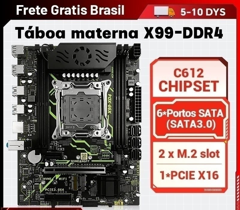PLACA MÃE X99 SZSJKJ XD4