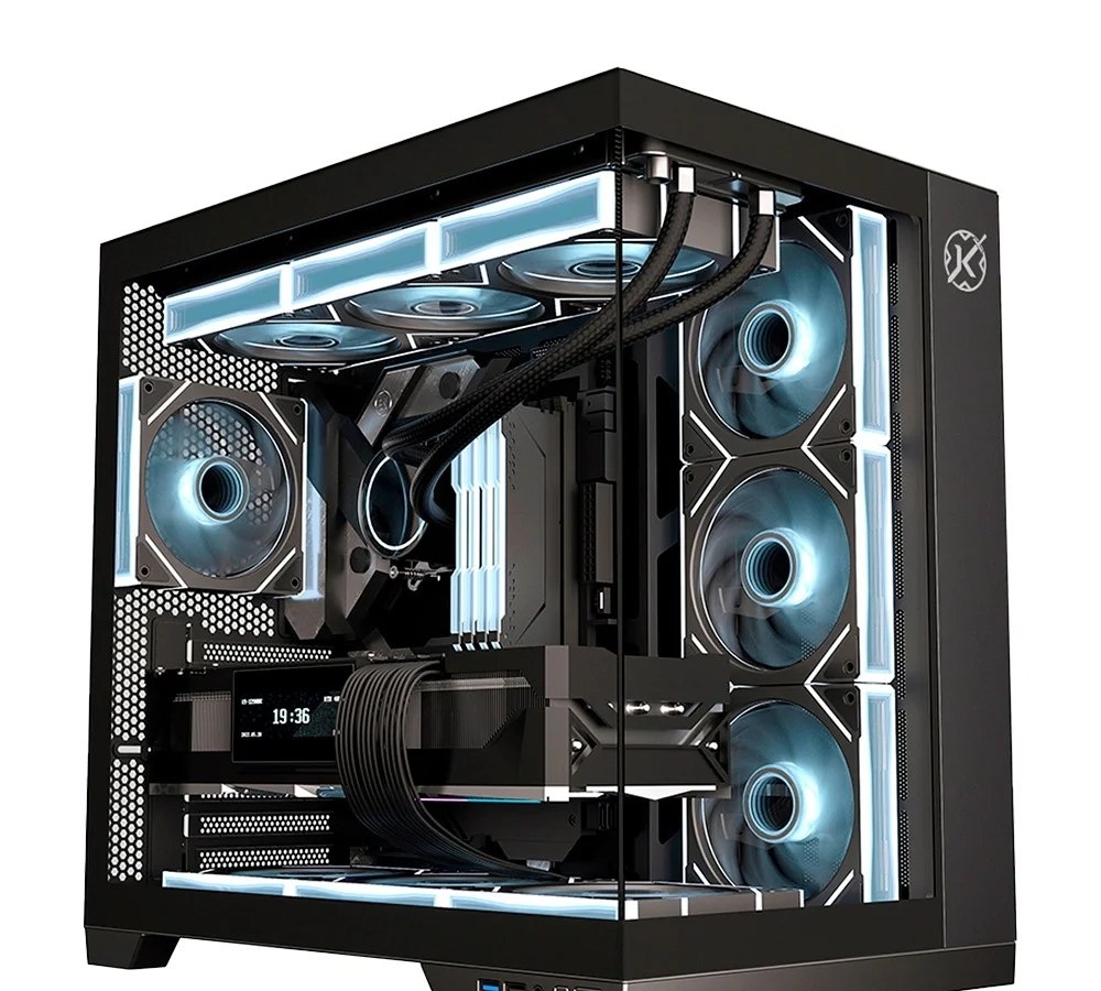 Gabinete Gamer Kalkan Asgard, Mid Tower, ATX, Lateral em Vidro Temperado, Preto - KLK00040