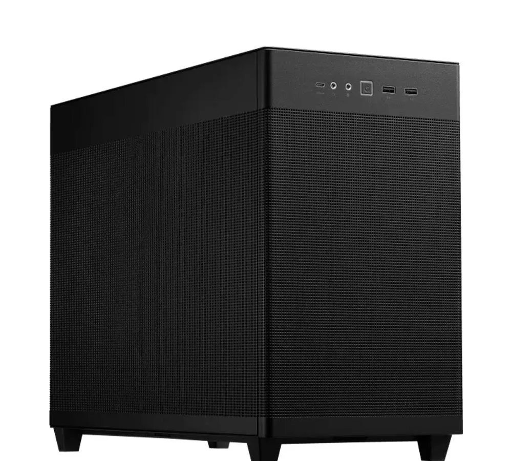 Gabinete Asus Prime AP201 Mesh, Mini Tower, Micro-ATX, 1x FAN, Preto - 90DC00G0-B30000