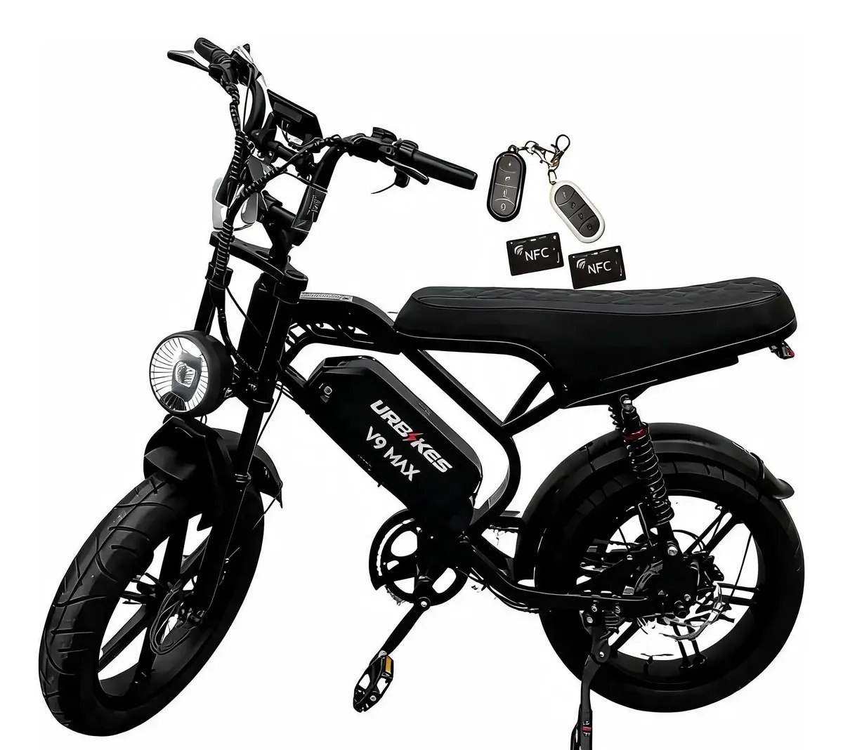 Bicicleta Bike Eletrica V9 Max 1000w 48km Freio Hidraulico