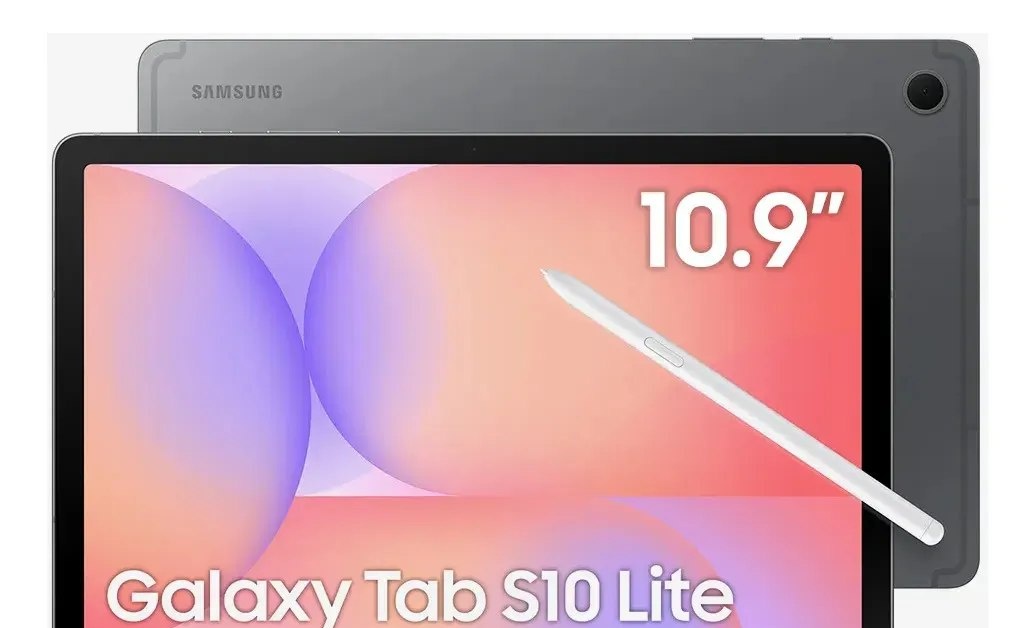 Tablet Samsung Galaxy Tab S10 Lite Wifi, 256gb, 8gb Ram, Tela 10.9 , S Pen E Capa Smartbook Cover Inclusas