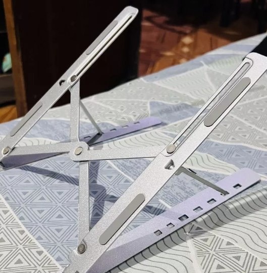 DAGUAN Suporte Para Notebook Base Dobrável de Alumínio Ergonômico Ajustável Fino Portátil Com Estojo