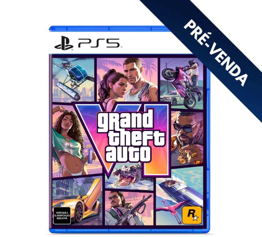 Grand Theft Auto VI Edição Standard - Playstation 5 GTA 6 ps5 - Pré Venda