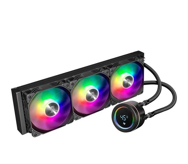 Water Cooler Pichau Aqua 360X, ARGB, 360mm, Preto, PCH-AQA360X-BK01