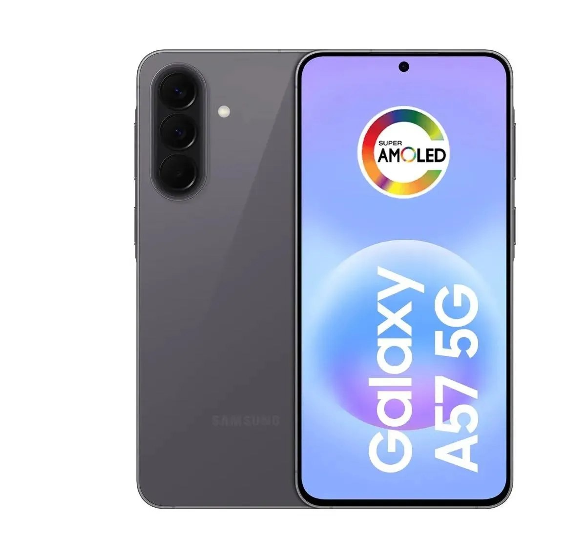 Celular Samsung Galaxy A57 5G 128GB, 8GB RAM, Câmera 50MP, IP68, Super AMOLED 6.7, Recursos AI -Cinza