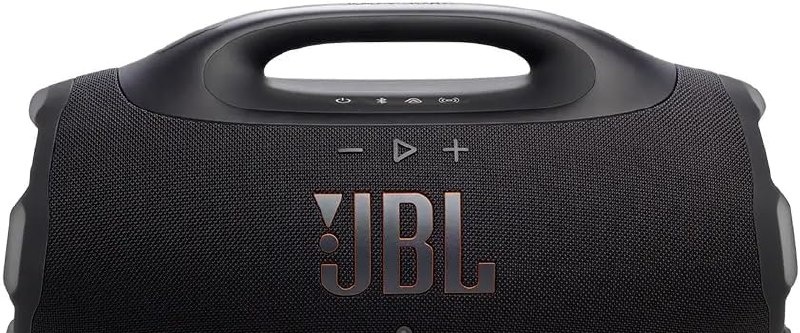 JBL, Caixa de Som, Boombox 4, Bluetooth, Som JBL Pro, AI Sound Boost, Graves Personalizáveis, Bateria de até 34h, IP68, Áudio Lossless  Preta