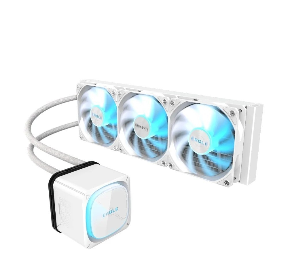 Water Cooler Gigabyte Eagle 360 Ice, ARGB, 360mm, AMD e Intel, Branco - GP-GIGABYTE EAGLE 360I