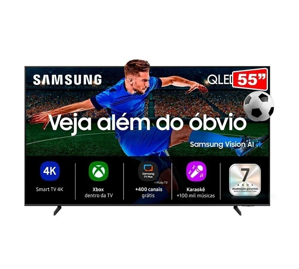 Smart Tv Samsung 55 Qled Utra 4k Vision Ai QN55QEF1 HDR 130W