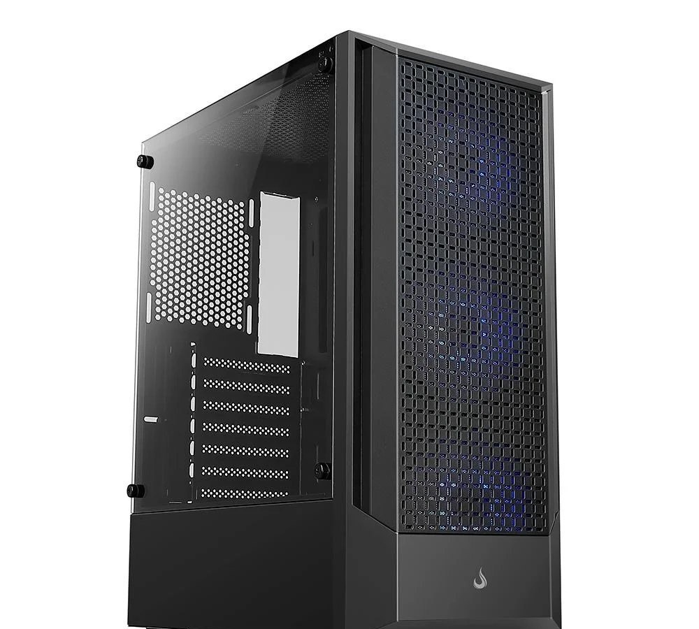 Gabinete Gamer Rise Mode Wave White, Mid Tower, Lateral em Vidro Fumê, ARGB, ATX, 3 Cooler Fan ARGB, Branco - RM-WA-BW-ARGB ou Preto
