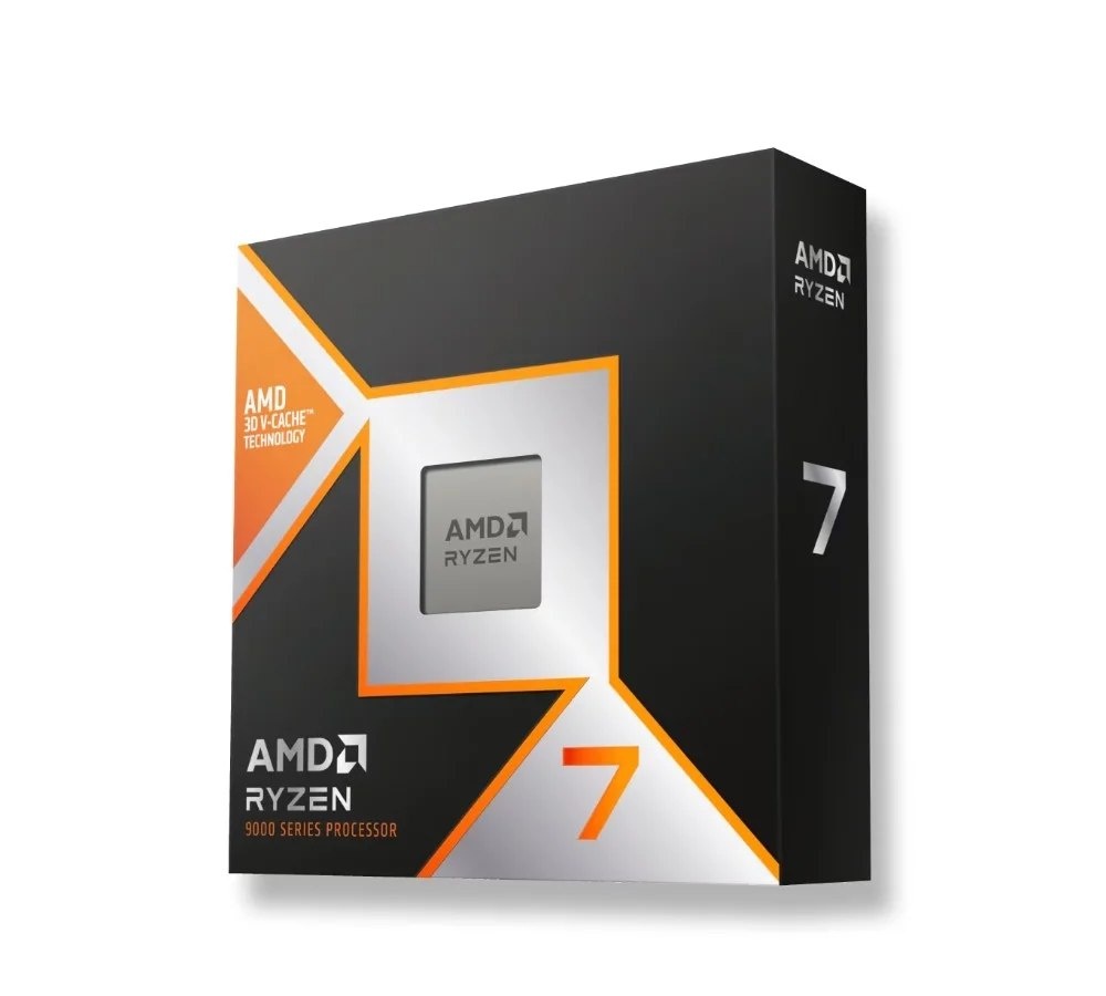 Processador AMD Ryzen 7 9850X3D, 5.6GHz, Cache 104MB, 8 Núcleos, 16 Threads, AM5, Com Vídeo Integrado - 100-100001973WOF
