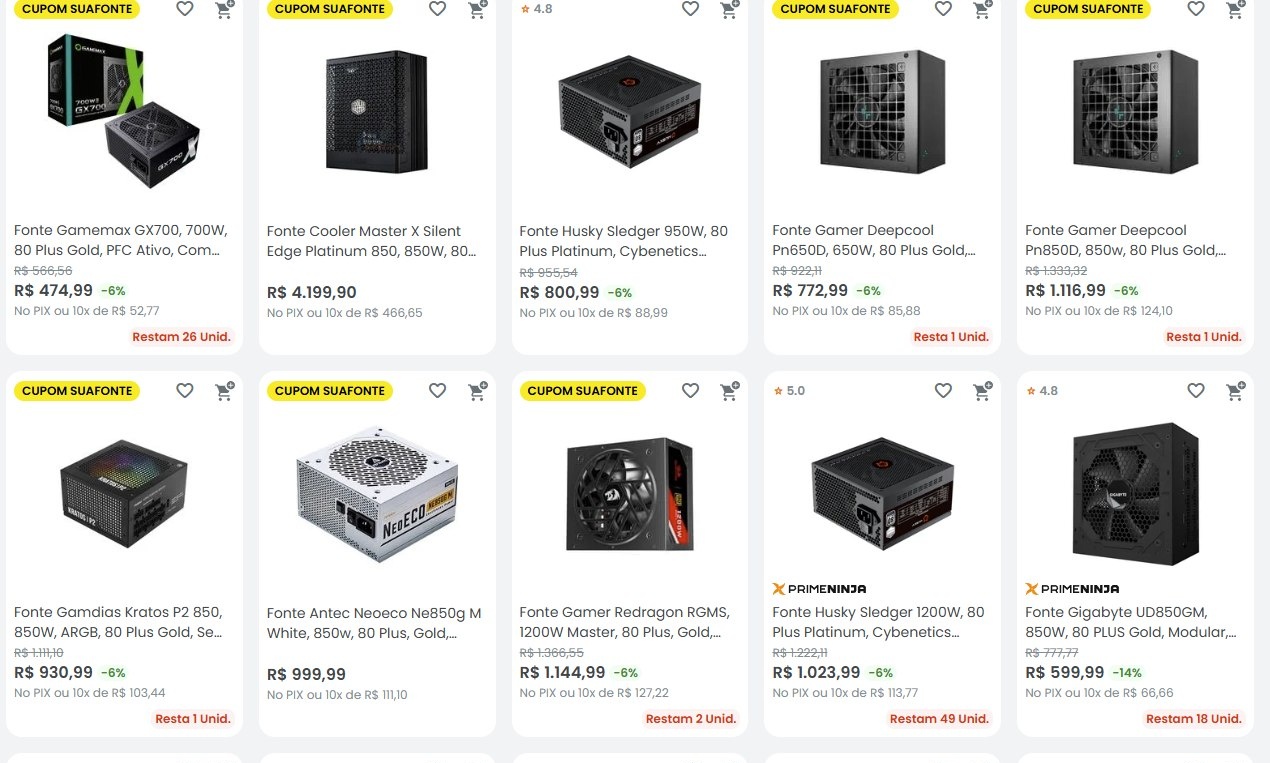 Novo Cupom Kabum em Fonte