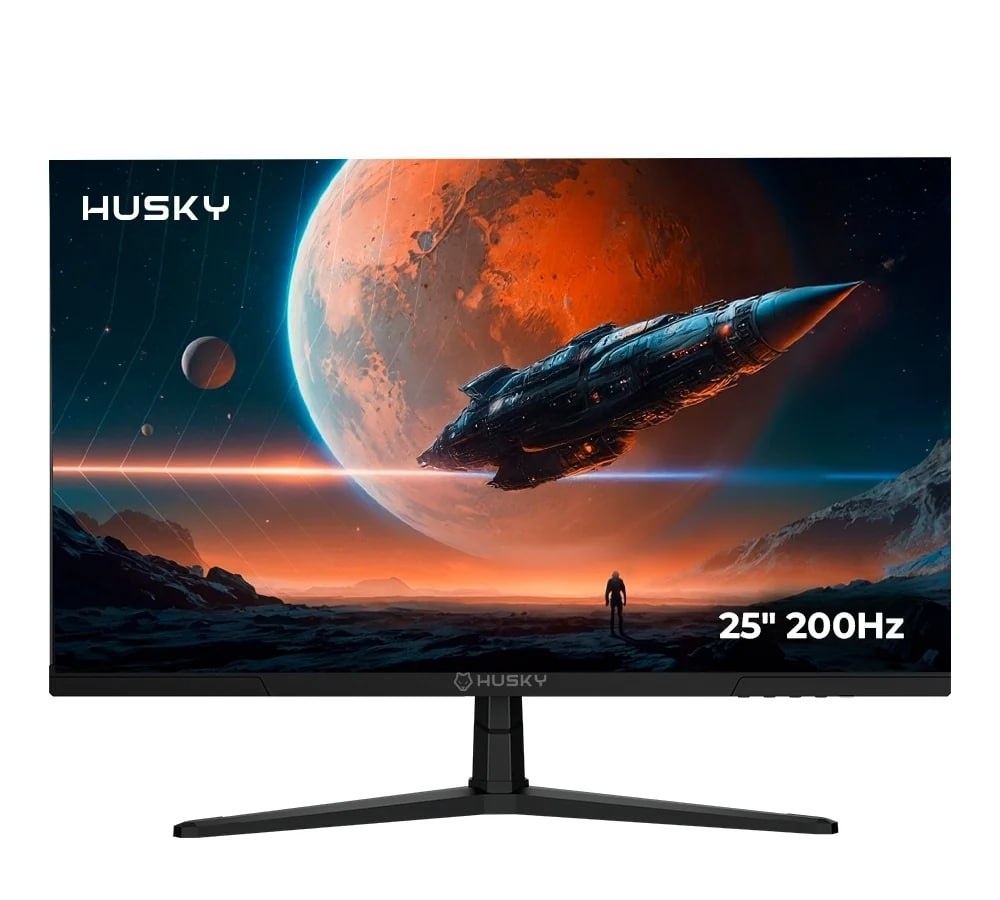 Monitor Gamer Husky Boreal 25, FHD, 200Hz, 1ms, IPS, Adaptive Sync, DisplayPort e HDMI, HDR - HMG00325PT