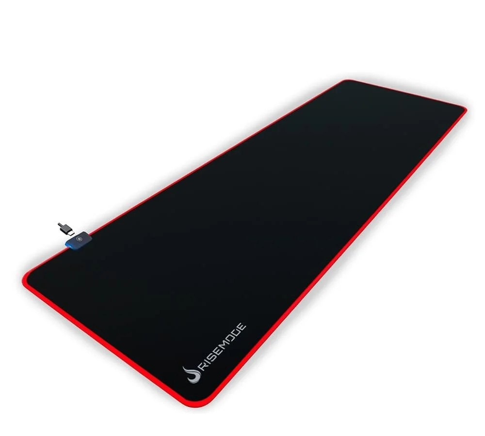 Mousepad Gamer Rise Mode RGB, Estendido 900x300mm, Preto - RM-MP-07-RGB