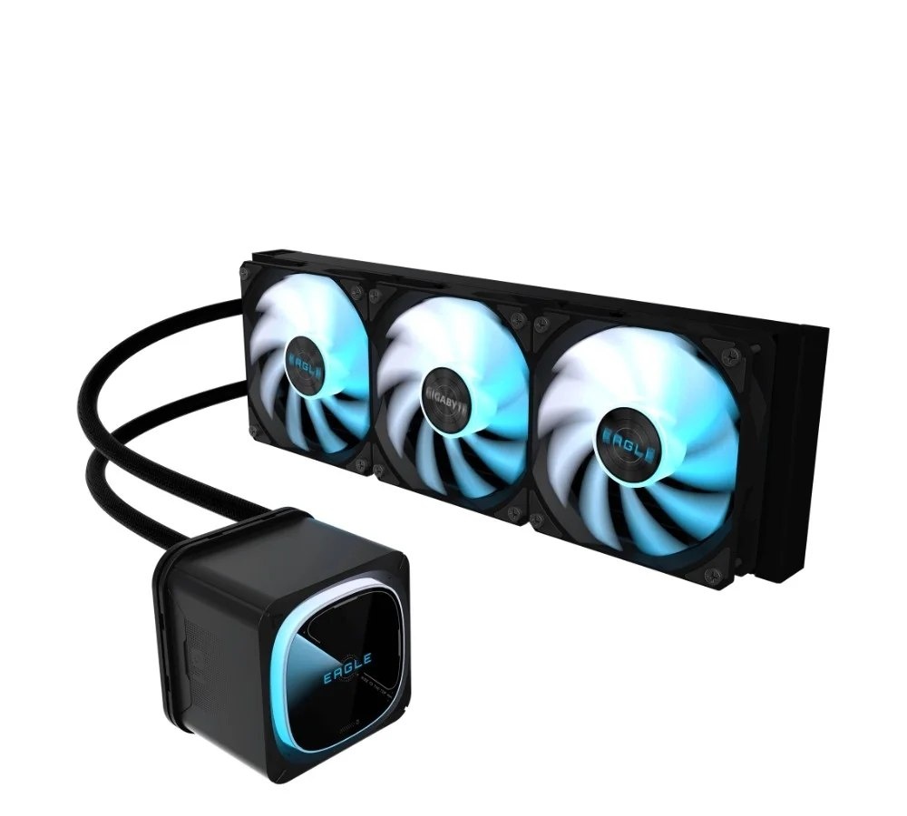 Water Cooler Gigabyte Eagle 360, ARGB, 360mm, AMD e Intel, Preto - GP-GIGABYTE EAGLE 360