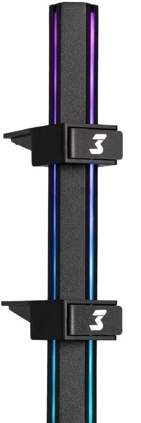 Suporte para Placa de Vídeo DT3 Hyperstone ARGB, base imantada, proteção para placa de vídeo e placa mãe, acompanha 2 abas universais de sustentação para GPU