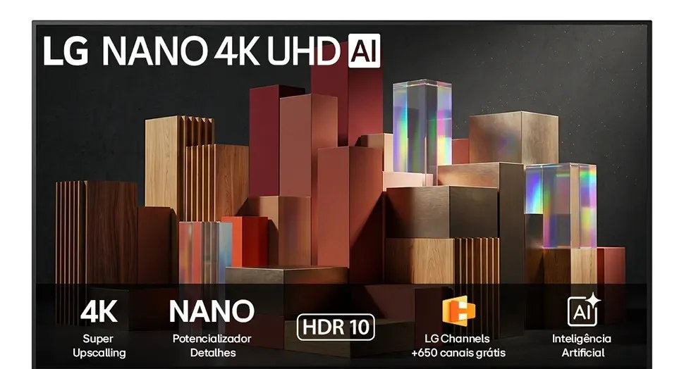 Smart Tv LG 55 4k Ultra Hd Nano Ai Webos 26 55un85c Hdr10 Bluetooth Wi Fi Google Cast