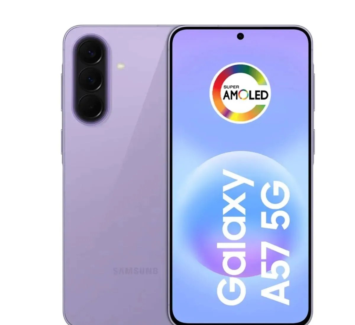 Celular Samsung Galaxy A57 5G 128GB, 8GB RAM, Câmera 50MP, IP68, Super AMOLED 6.7, Recursos AI - Lilás