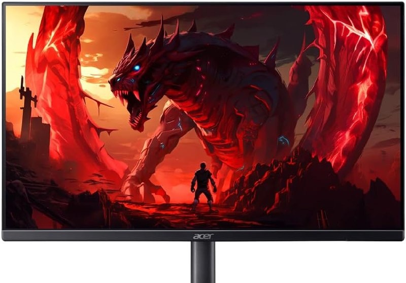 Monitor Acer Nitro, 27 Polegadas 144Hz, 1920x1080 Full HD, KG270 P0bi, LED VA
