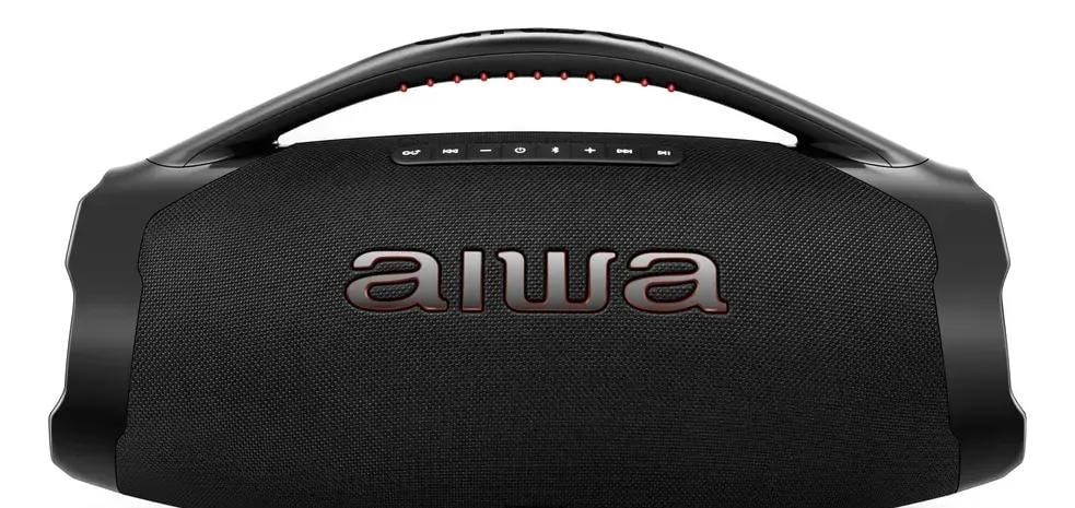 Caixa De Som Boombox Aiwa Aws-bbs-01b 200w Rms
