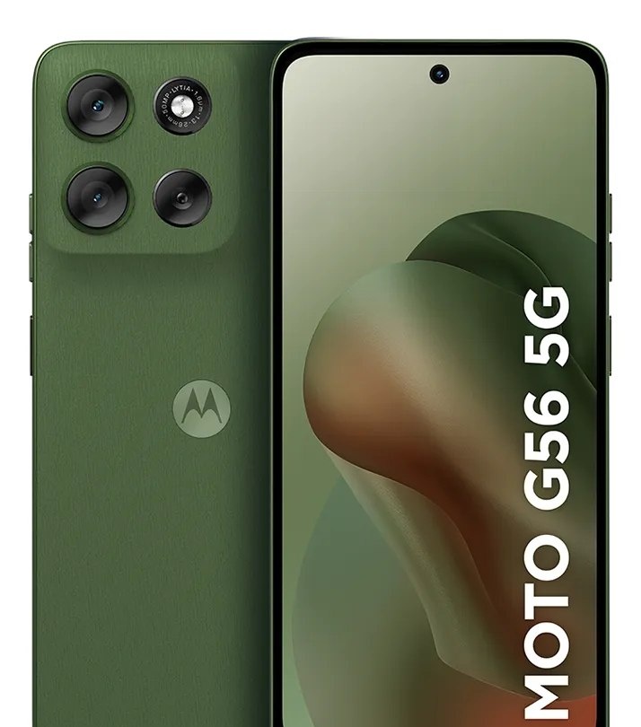 Smartphone Motorola Moto g56 5G 256GB - 8GB RAM16GB Ram Boost, e 50MP Sony Lytia 600 AI Camera Ultrarresistência militar IP68  IP69