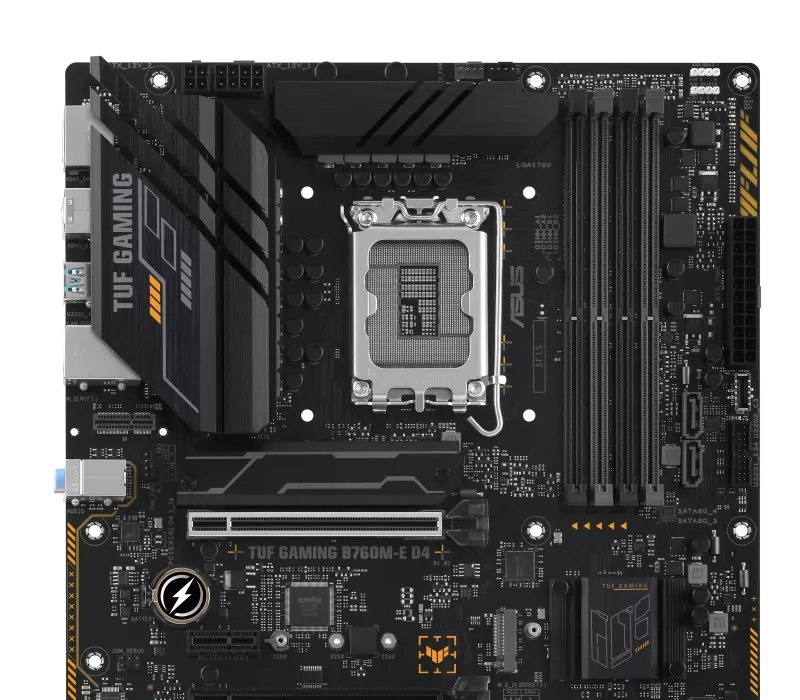Placa-Mãe ASUS TUF Gaming B760M-E D4, Intel, M-ATX, DDR4, Preto - 90MB1E90-M0EAY0