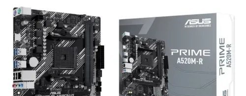 Placa Mãe Asus Prime A520m-r Am4 Ddr4 M.2 Chipset A520 Hdmi Preto