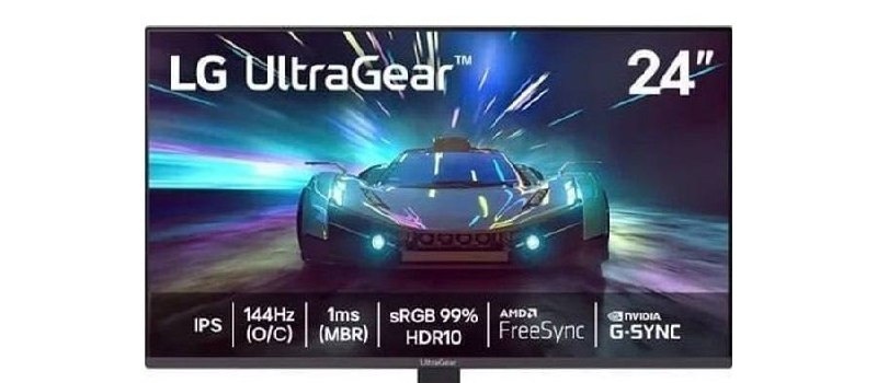 Monitor LG UltraGear 24,IPS, 144Hz, 1ms -