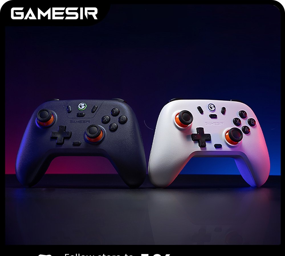 Controle Sem Fio Gamesir T4 Nova Lite, Hall Effect