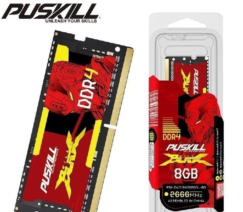 Memória RAM para notebook Puskill DDR4 8GB 3200MHZ