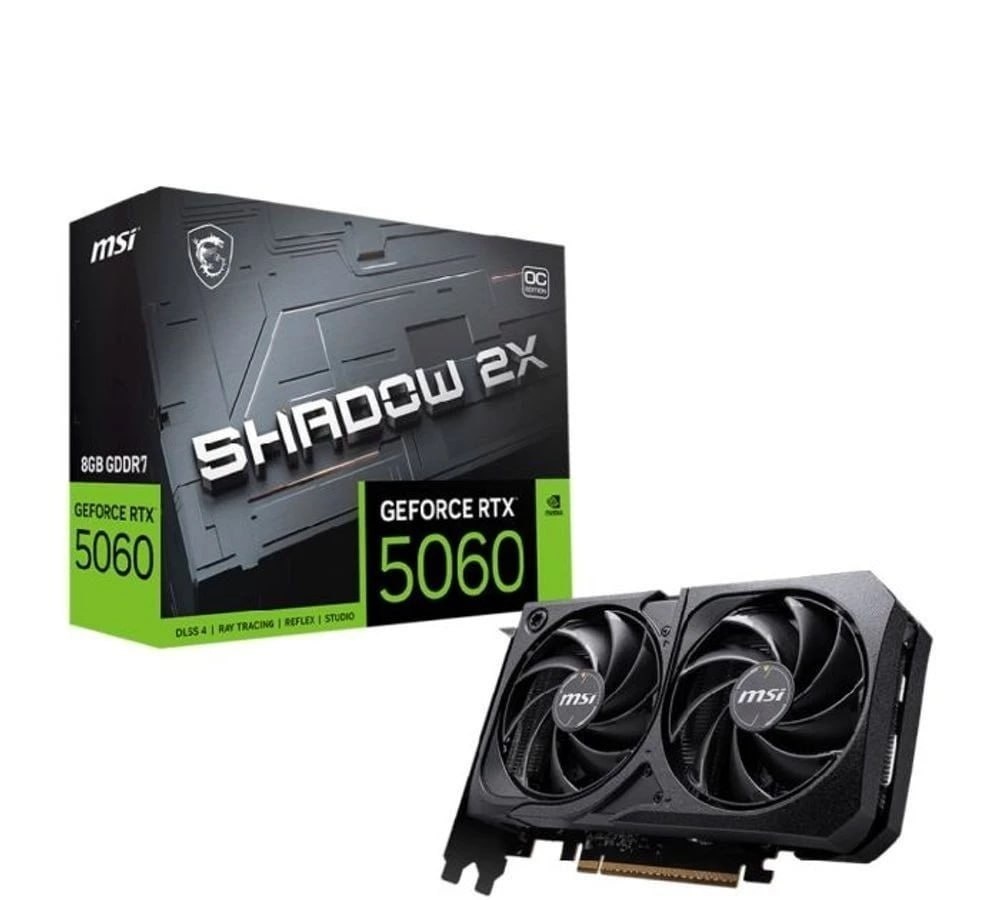 Placa de Vídeo NVIDIA GeForce MSI RTX5060 8GB