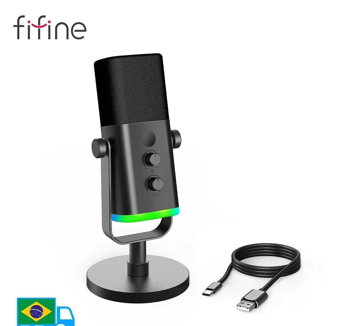 Microfone Dinâmico Fifine AM8