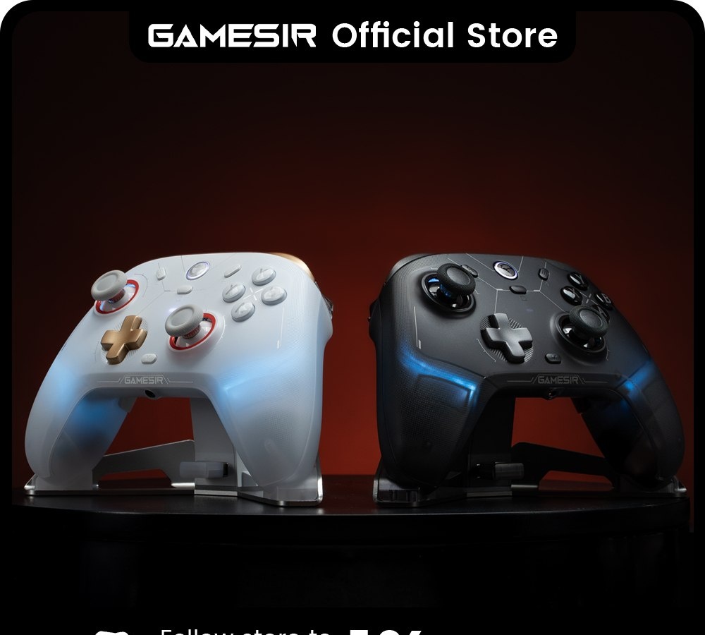 Controle GameSir Cyclone 2 Wireless Pro Controller for Nintendo Switch 2  PC  iPhone  Android - Hall Effect, Tri-Mode BT2.4GBUSB com DOCK de carregamento