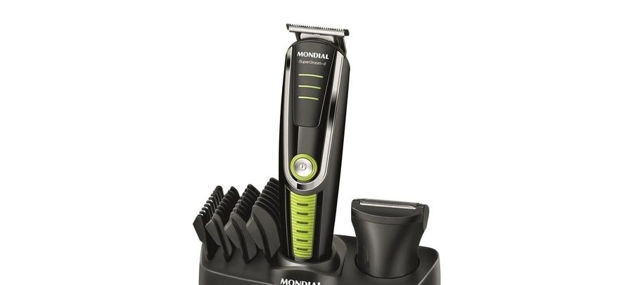 Aparador de Pelos Super Groom 6 em 1 Bg-04 Sem Fio Mondial