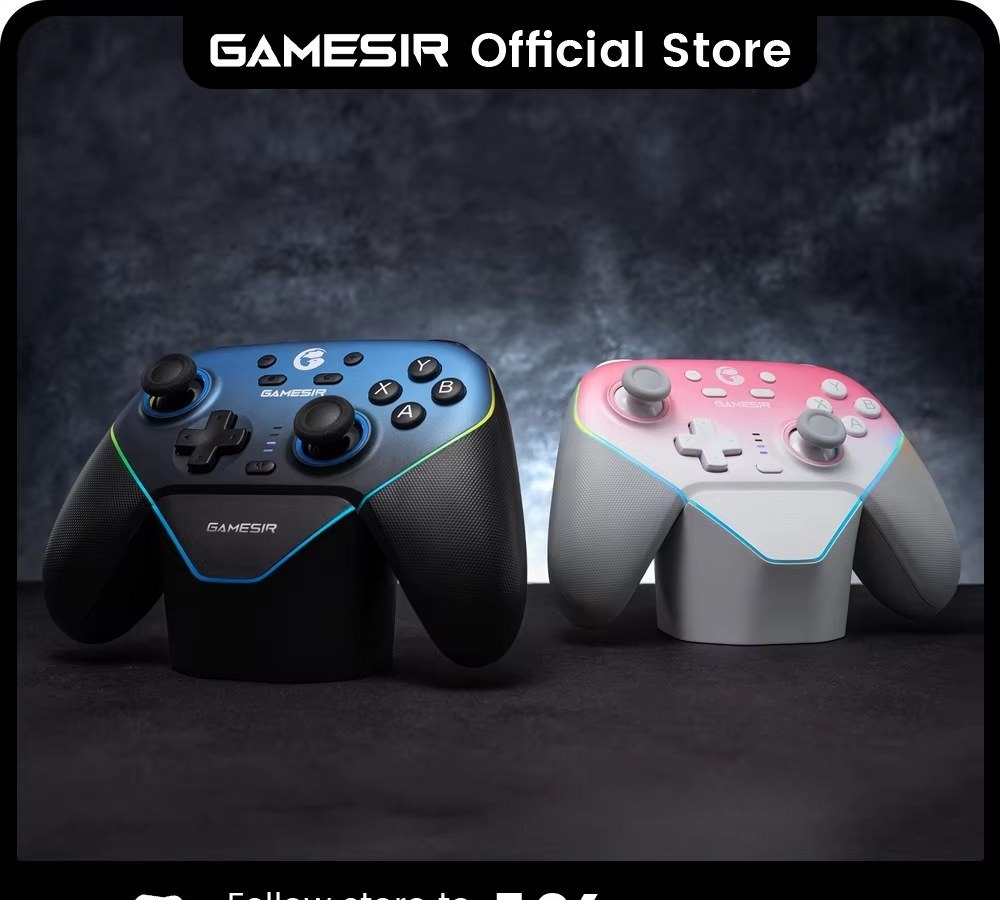 Controle Com Dock e Sem Fio Gamesir SuperNova Hall Effect