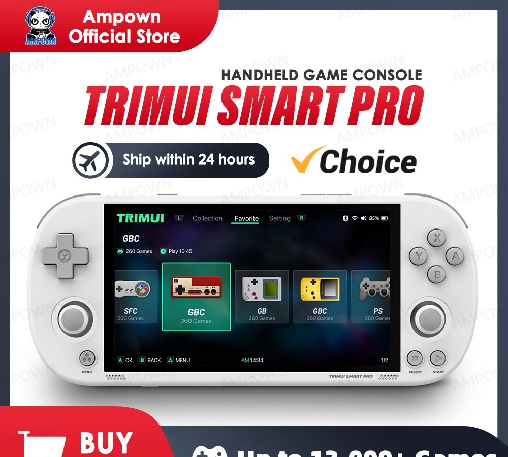 Console Portátil Trimui Smart PRO - sem cartão SD