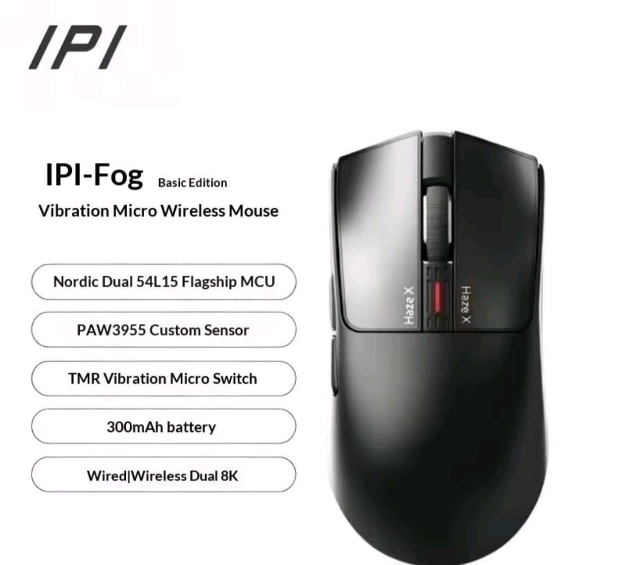 Mouse IPI Haze X, Switch Magnético