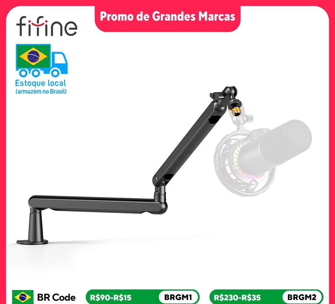 Suporte para microfone e câmeras FIFINE Premium  Bm88