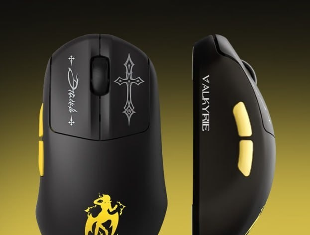 Mouse Valkyrie Vk M5, Paw 3395, Microinterruptor Óptico Tri-mode e Dual 8K