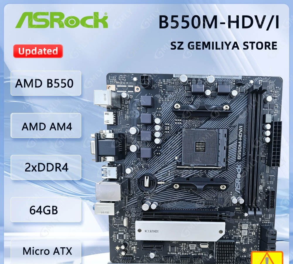 Placa Mãe Asrock B550M HDV
