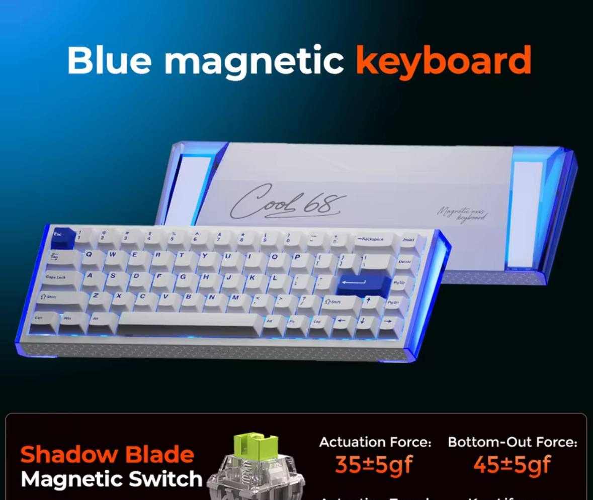 Teclado Magnetico Com Fio DAREU 8Khz