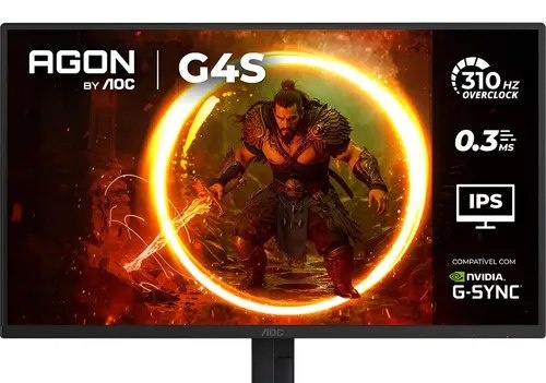 Monitor Gamer AOC AGON G4S 25 310Hz 0.3ms HDR10 IPS Base Ajustável 25G4SP