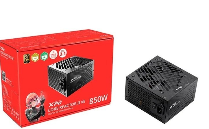 Fonte XPG Core Reactor II VE, 850W, 80 Plus Gold, Modular
