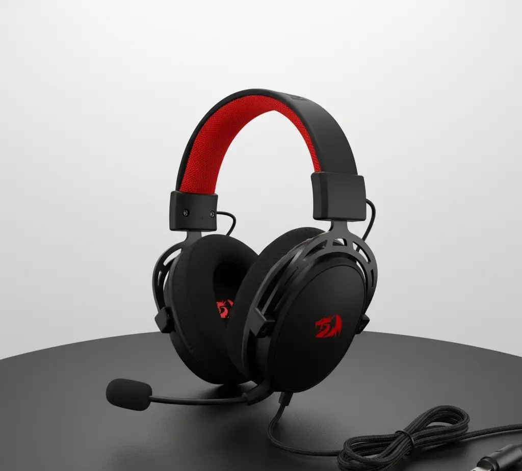 Headset Gamer Redragon Cragblade H541, Drivers De 53mm