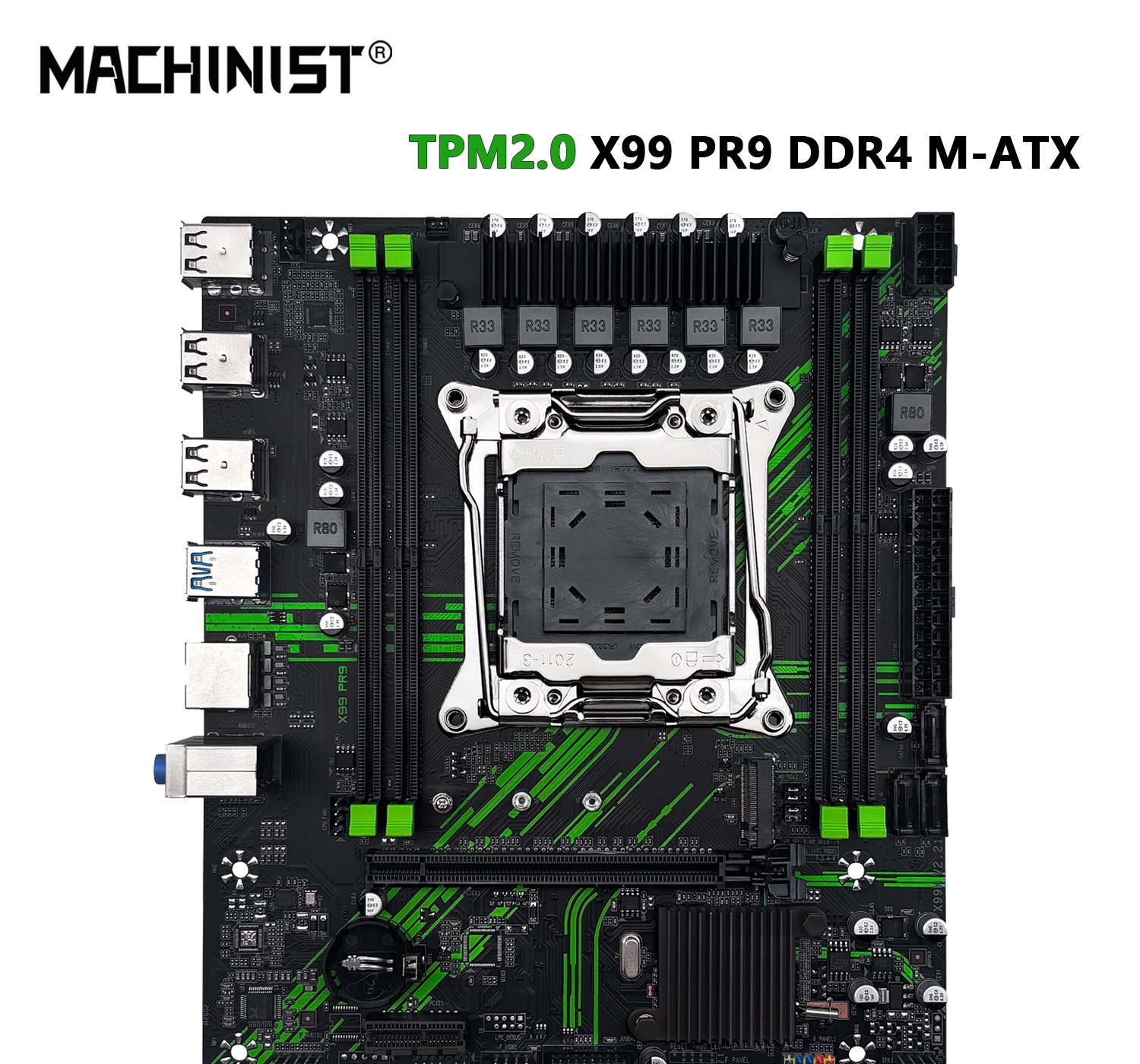 MACHINIST X99 PR9 versão com suporte ao TPM2.0