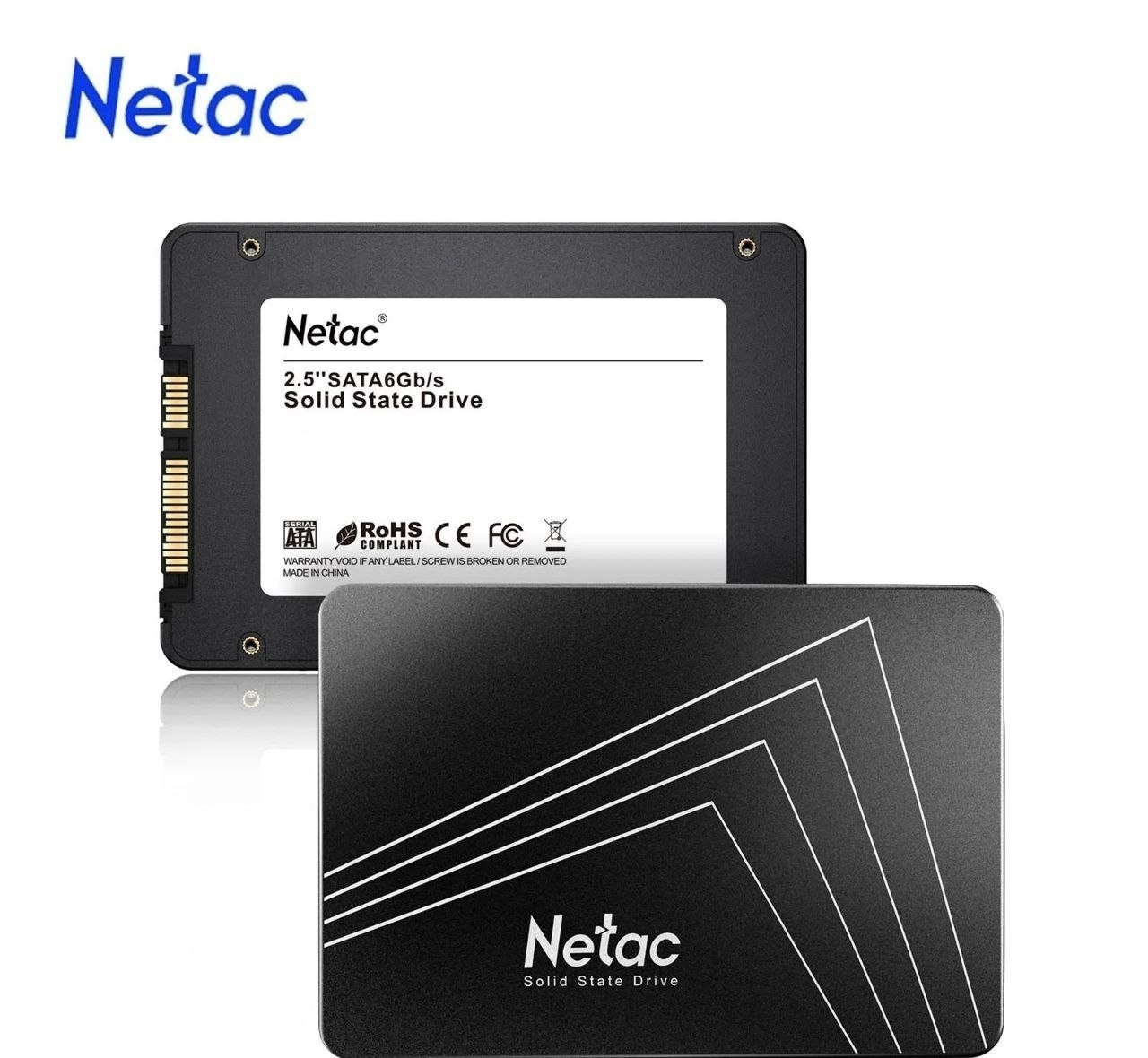 SSD Sata Netac 512gb preto