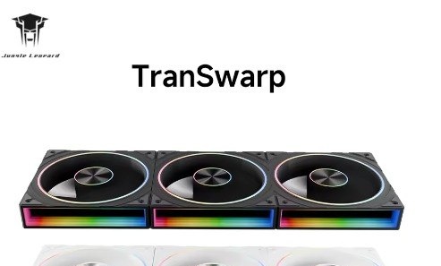 Kits Fans 3 em 1, 360mm ARGB Jungle Leopard Transwarp