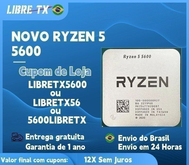 Ryzen 5 5600 Novo