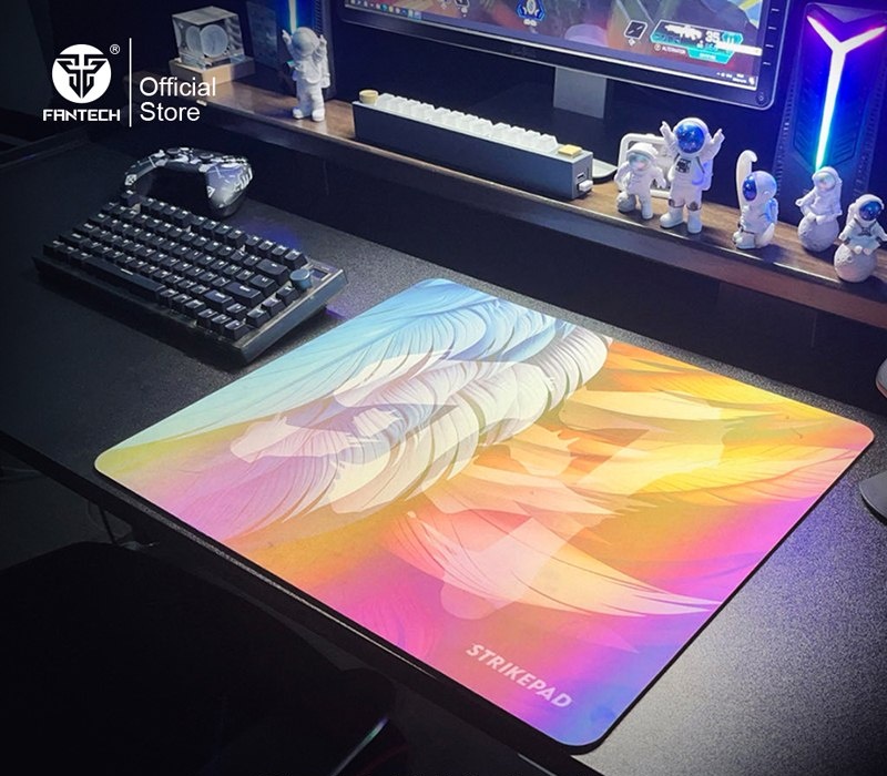 Mousepad FANTECH-Strikepad MST901, Impermeável, sem costura, speed mouse pad