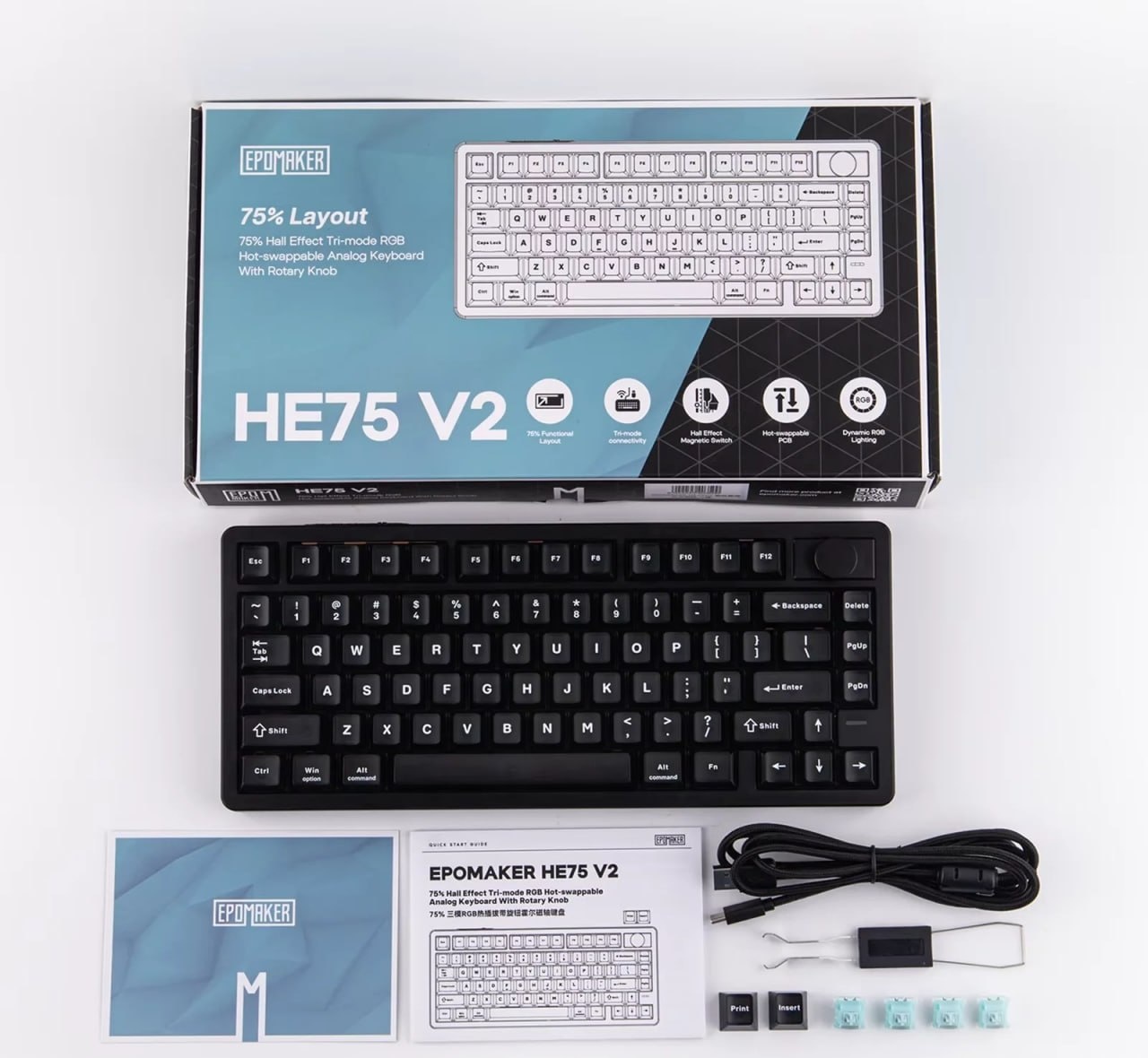 Teclado Magnético Epomaker HE75 V2
