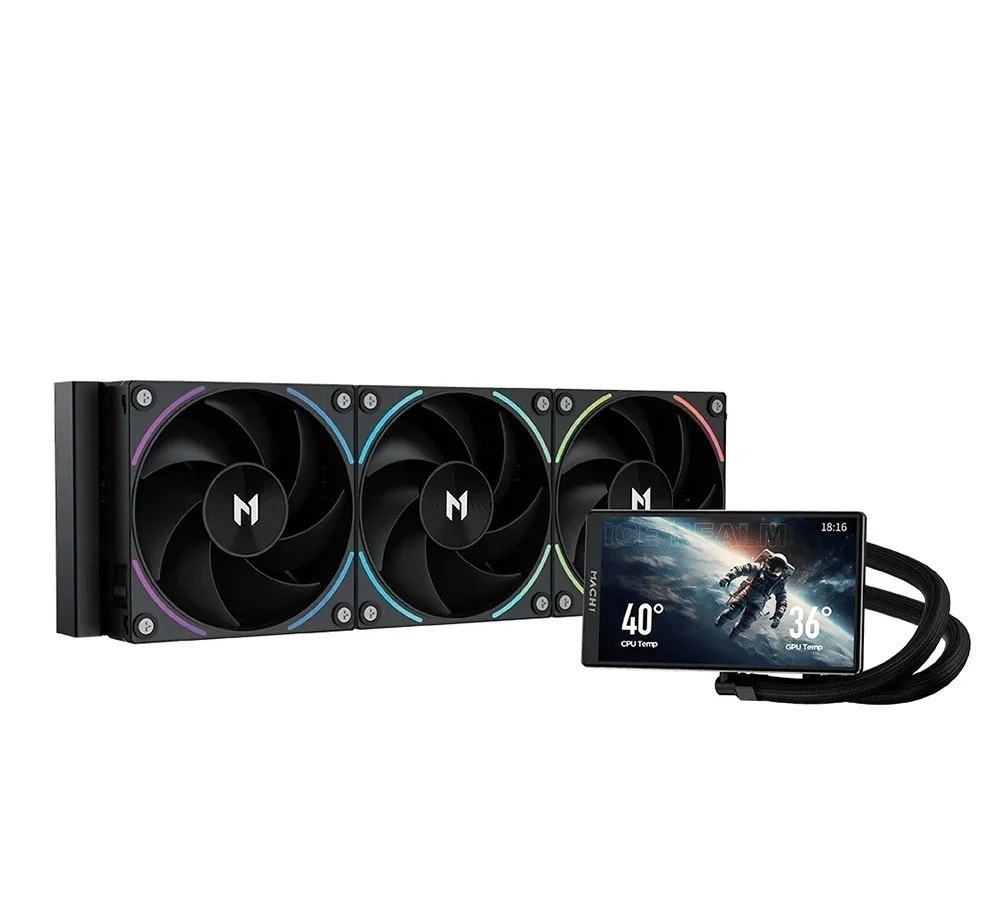 Water Cooler MACH1 POLAR ARGB, 360mm, AMD e Intel, Preto - IRV360BK Black